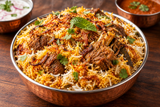 Lamb Biryani.