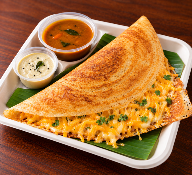 Cheese Dosa.