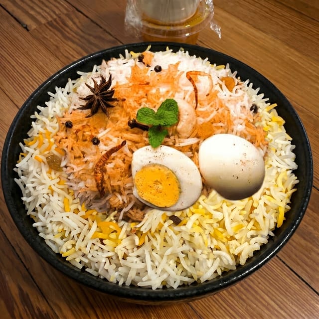 Egg Biryani.