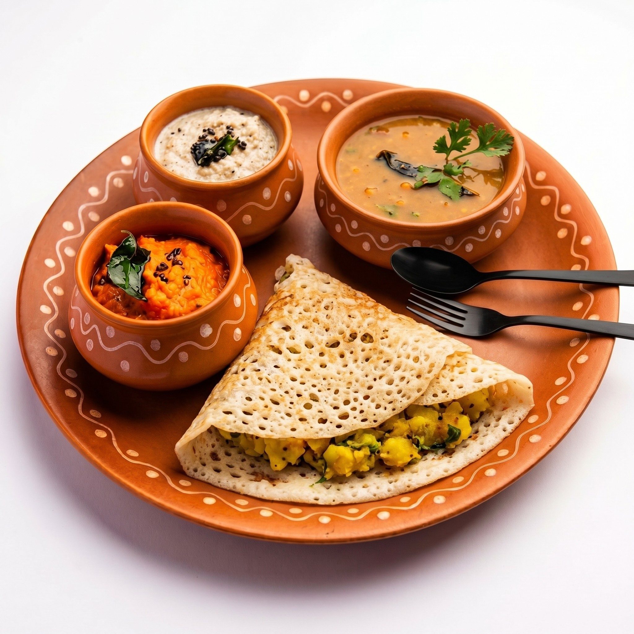 Rava Masala Dosa.