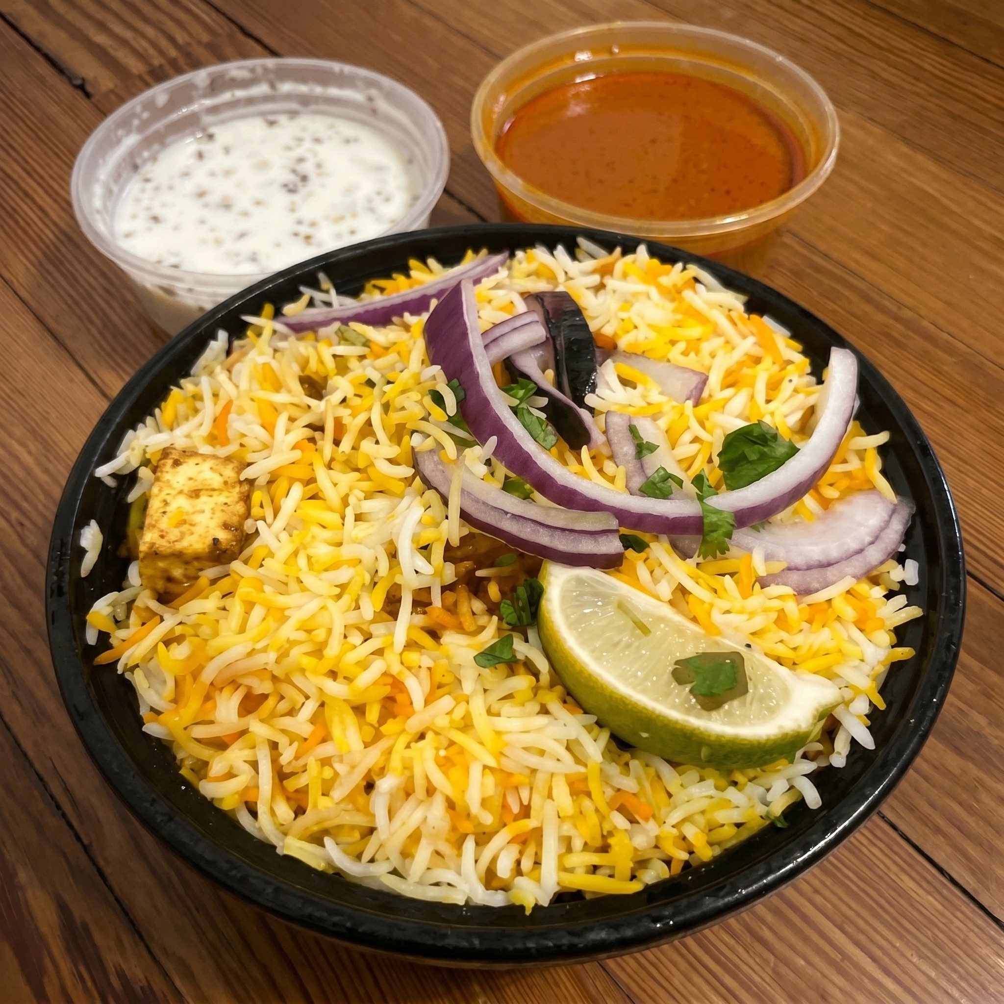 Paneer Biryani.