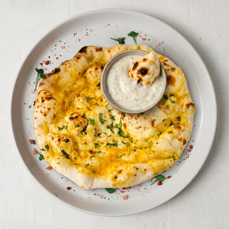 Delicious Garlic Naan Awaits