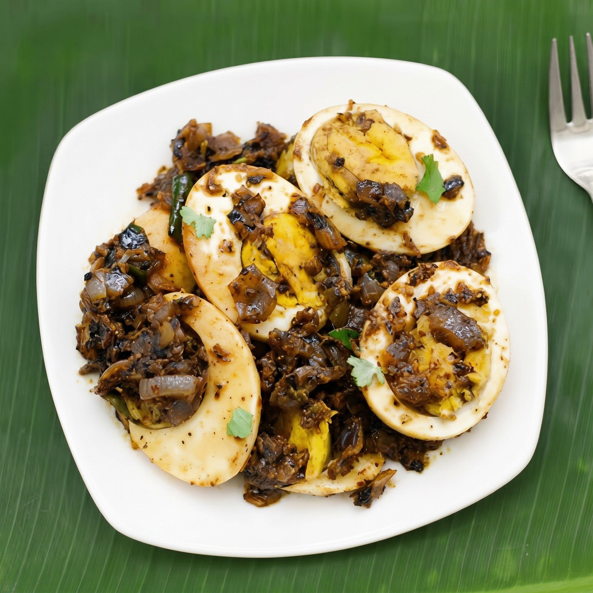 Egg Pepper Fry.